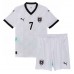 Camiseta Austria Marko Arnautovic #7 Segunda Equipación Replica Eurocopa 2024 para niños mangas cortas (+ Pantalones cortos)